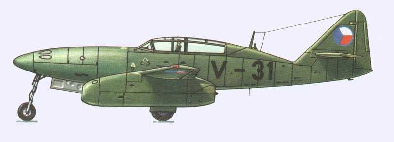 Avia CS-92 V-31 (Post-war Czechoslovak built Me 262 double-seater)