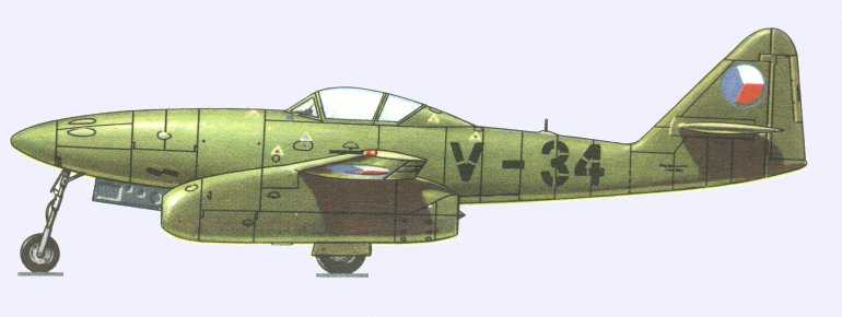 Avia S-92 V-34 (Post-war Czechoslovak built Me 262)