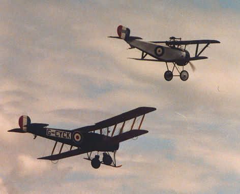 Avro 504 and Nieuport 17