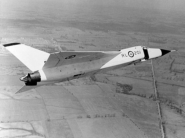 Avro CF-105 Arrow B&W