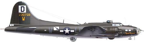 B-17, 100th BG, Thorpe Abbots , England