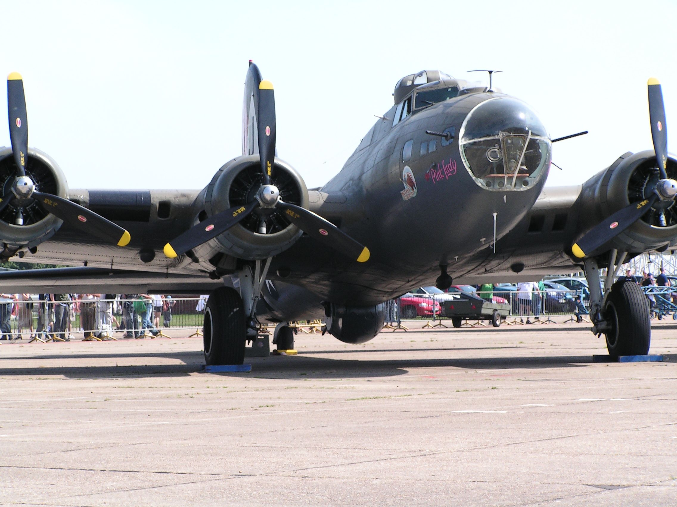 B-17 flying fortress 'pink lady'