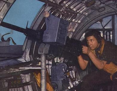 B-17, waist gunner.