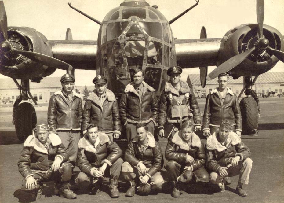 B-24 and crew