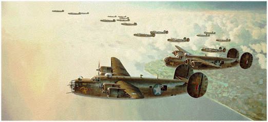 B-24, Circus out by Keith Ferris
