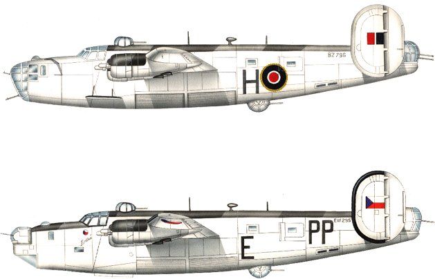 B-24 Liberators of 311 (Czech) Sqdn RAF