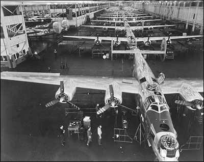 B-24s in production