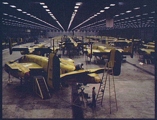 B-25s under construction.