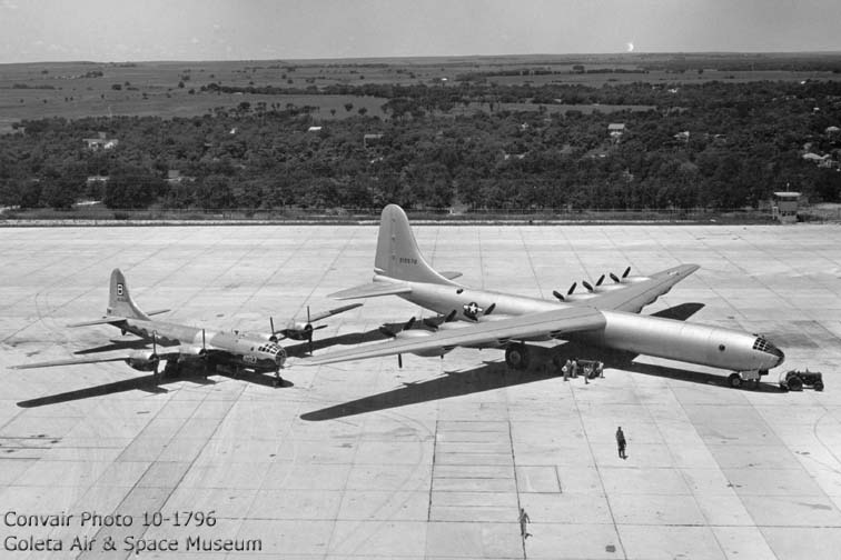B-36 and B-29 Comparison
