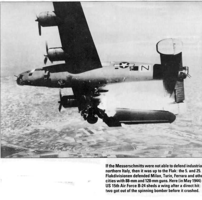 B24 Hit by Flak