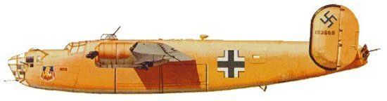 B24 Luftwaffe Captured Yellow