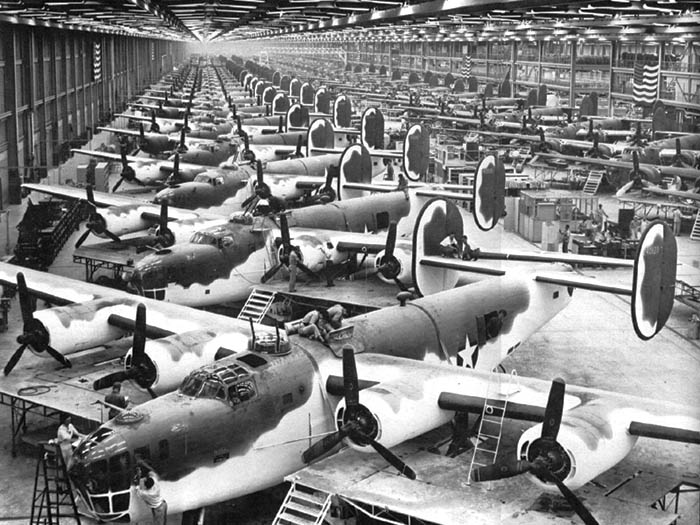B24 Production at Fort Worth