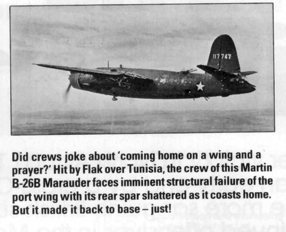 B26B Marauder with Damaged rear spar