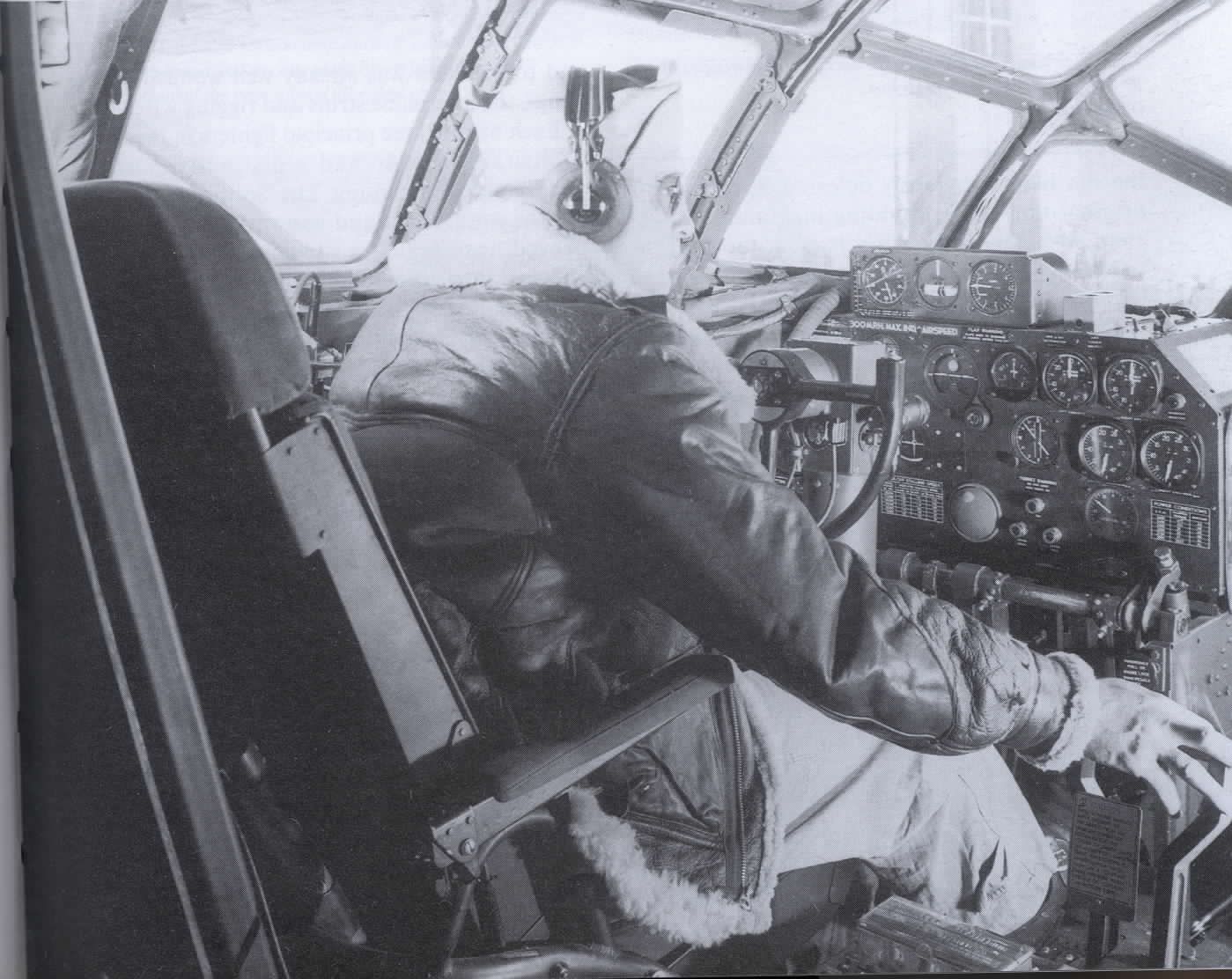 B29 Superfortress Left Side View of Cockpit