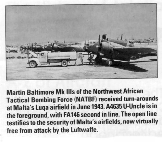 Baltimore Mk IIIs in Malta