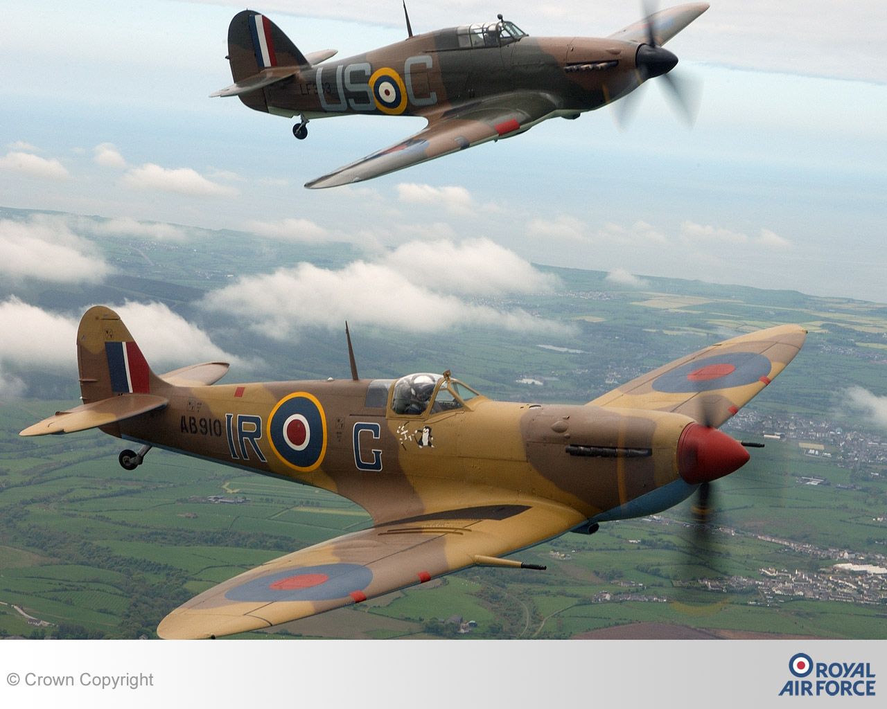 BBMF - Spitfire and Hurricane