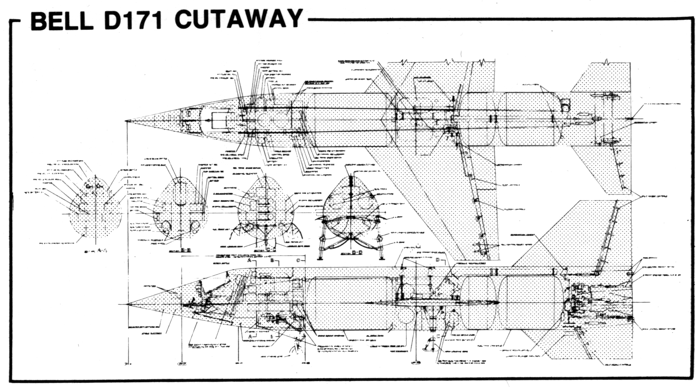Bell_D171_Cutaway_X-15_proposal_