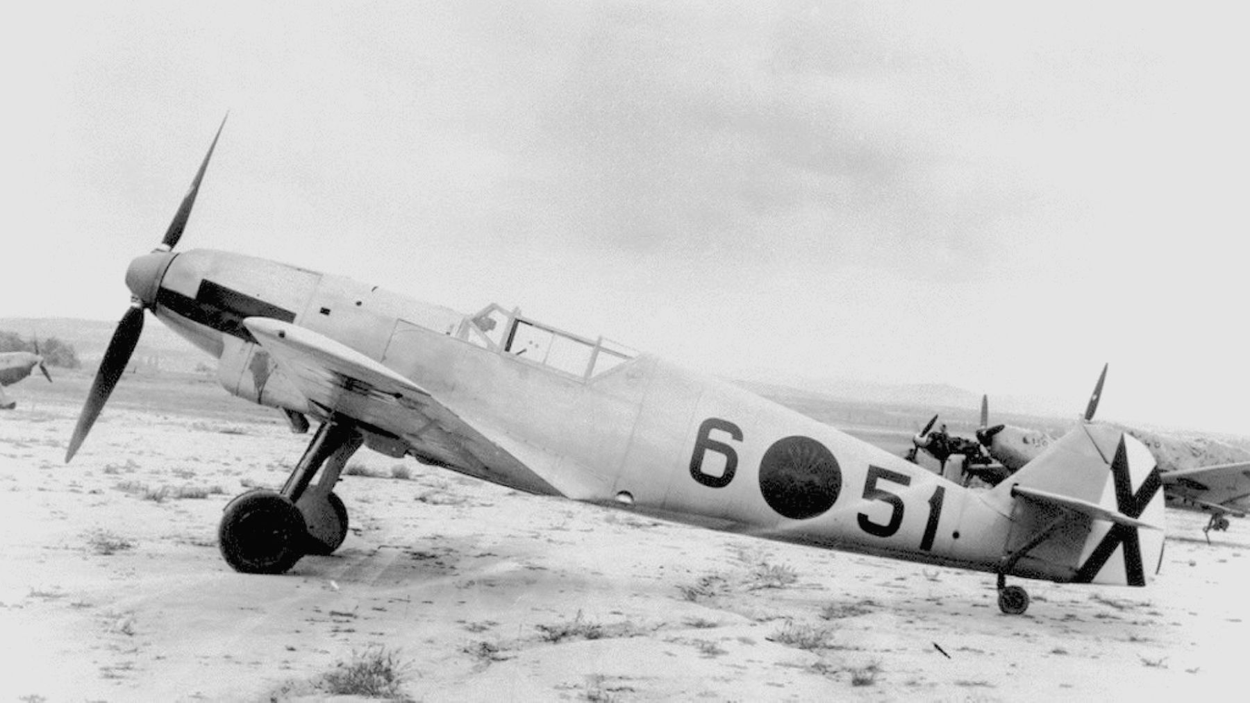 Bf 109B, code 6-51, Legion Condor, Spain 1936