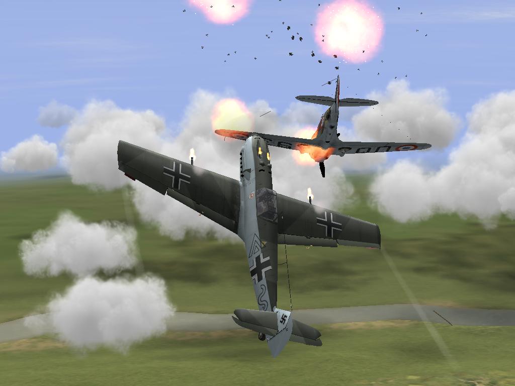 Bf-109E-4 vs. Hawk 75_3