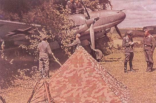 Bf-110 camouflaged