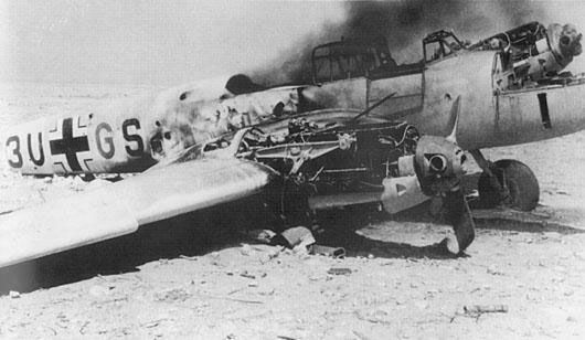 Bf-110 downed