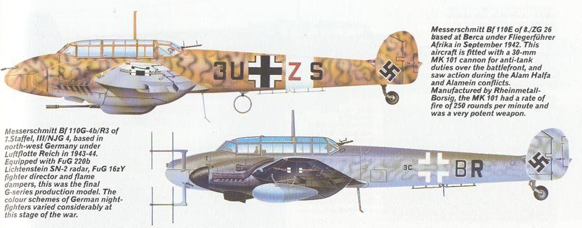 Bf 110E Trop