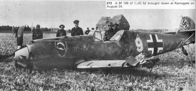 Bf109 of 1-JG52 brought down at Ramsgate.jpg