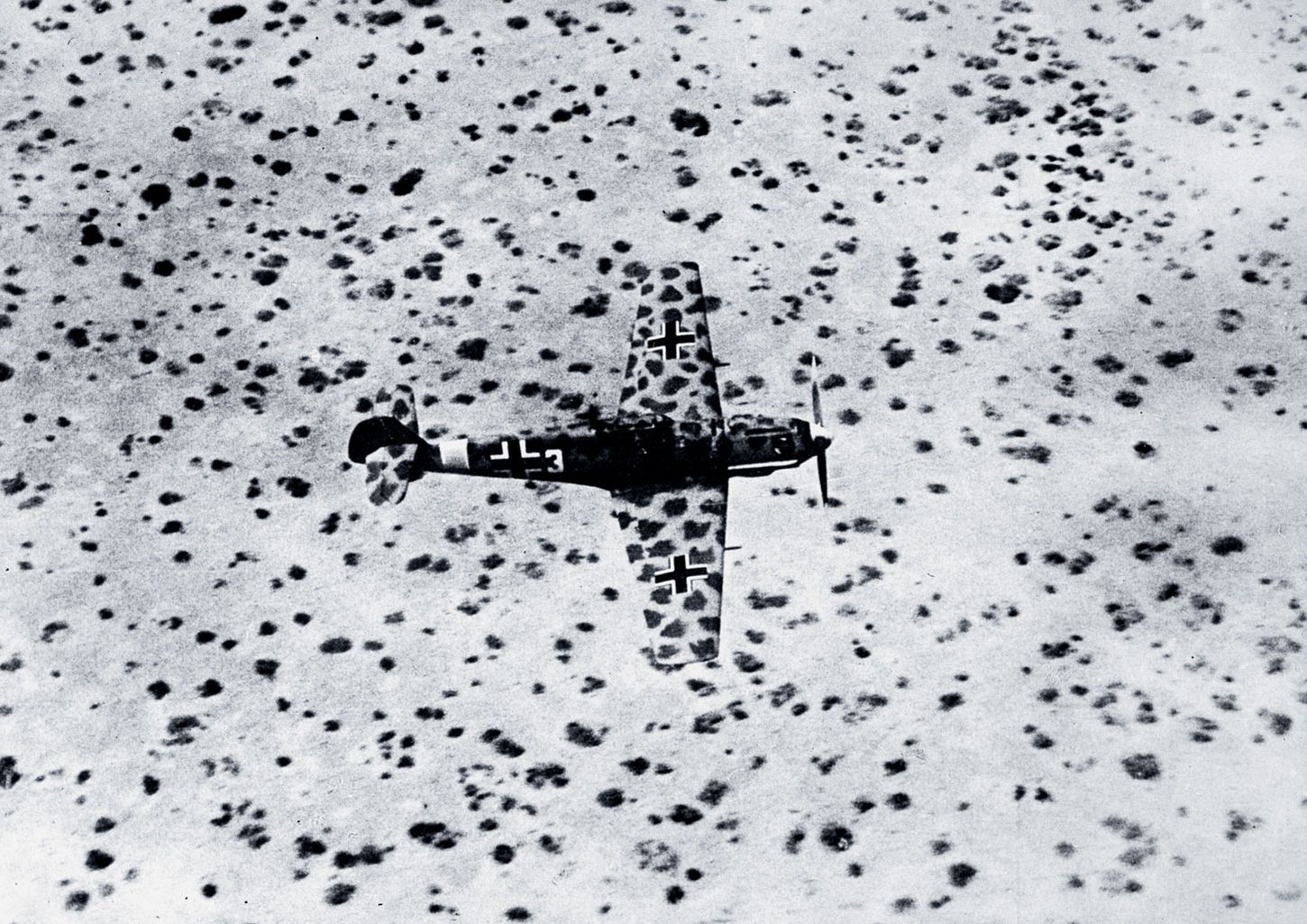 Bf109E-4/Trop, I./JG27 over the North Africa, Libya, 1942