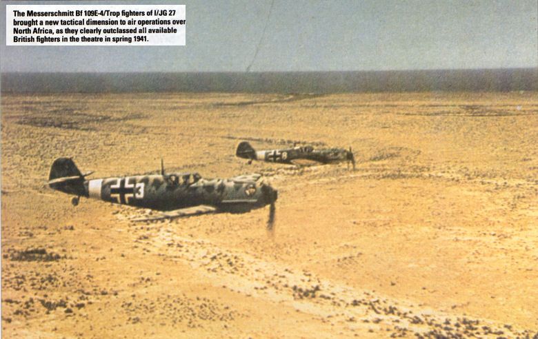 BF109E-4 Trops in desert