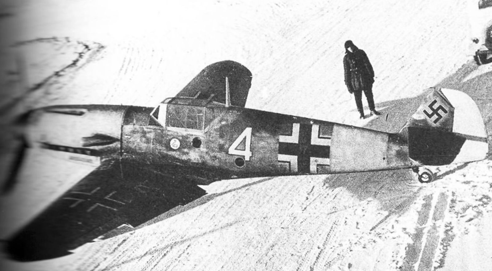 Bf109F-2 "Yellow 4", JG52, soviet captured, the Winter 1941/1942
