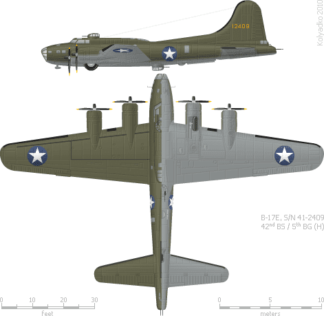 Boeing B-17E Flying Fortress