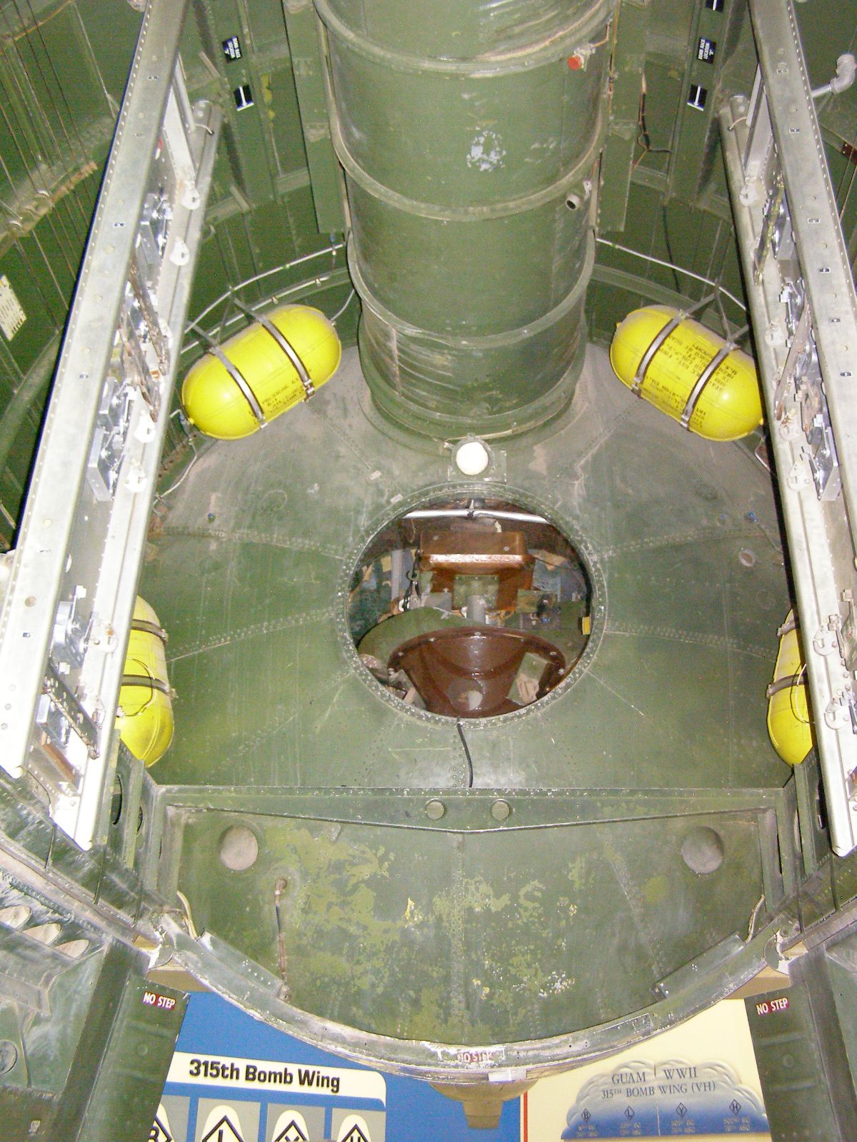 Boeing B29 Superfortress bomb bay