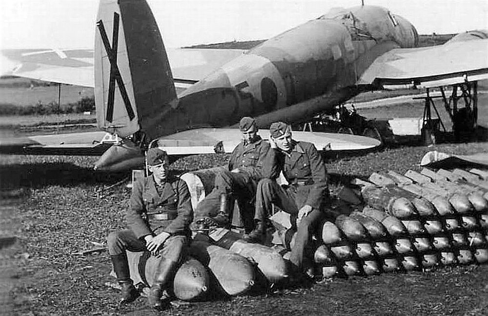 Bombs for Heinkel He 111 in Spain