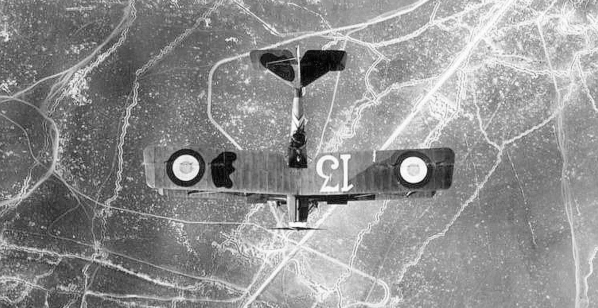 Breguet 14 over Verdun sector