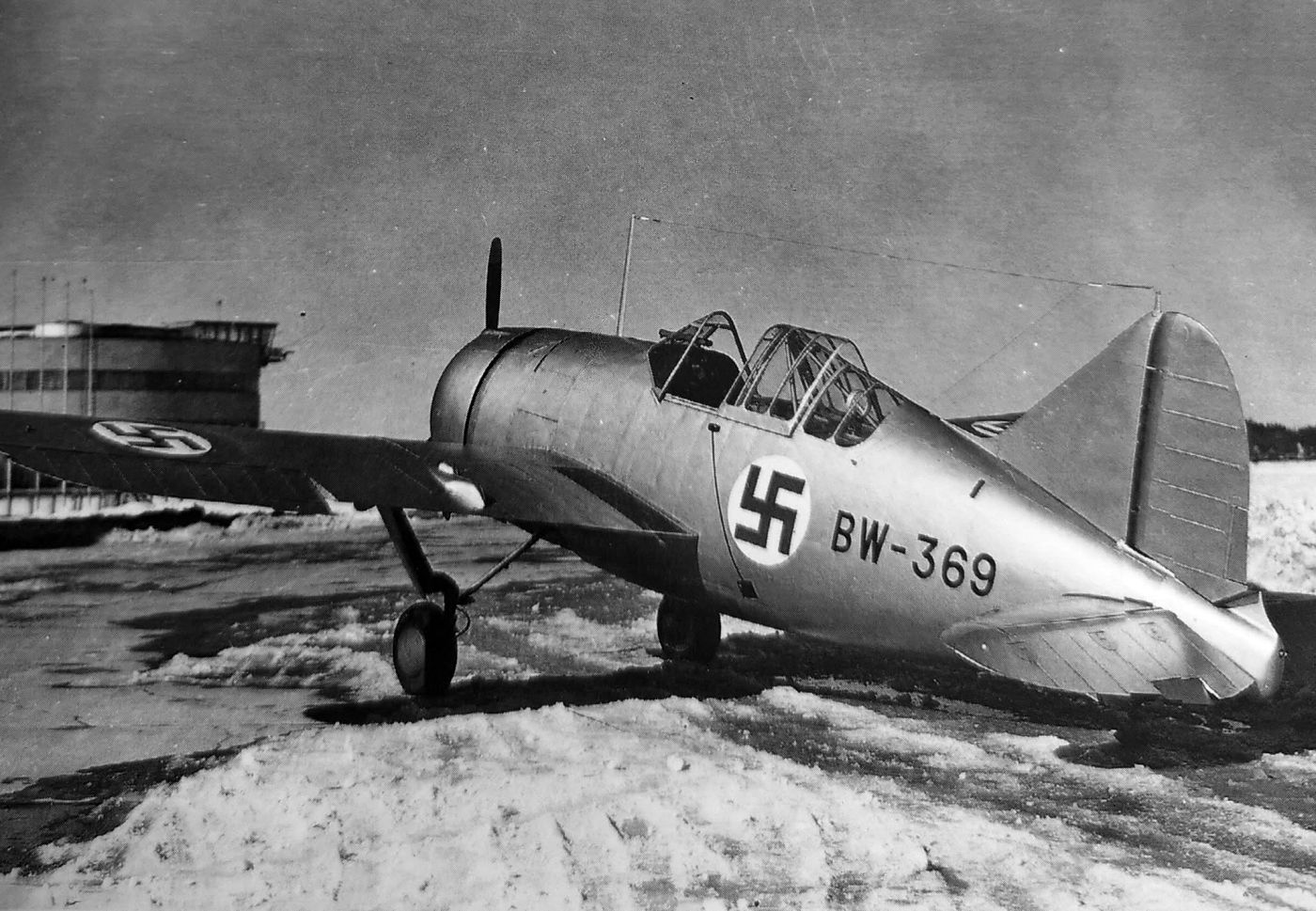 Brewster 239 Buffalo, BW-369, Finnish AF, 1940 (2)