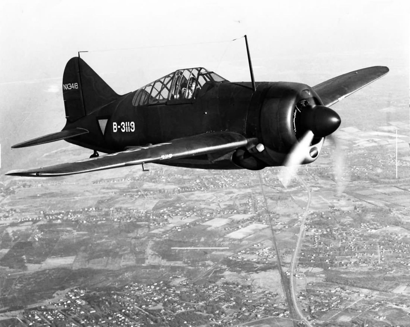 Brewster Buffalo, Model 339D, B-3119, Dutch AF (1)