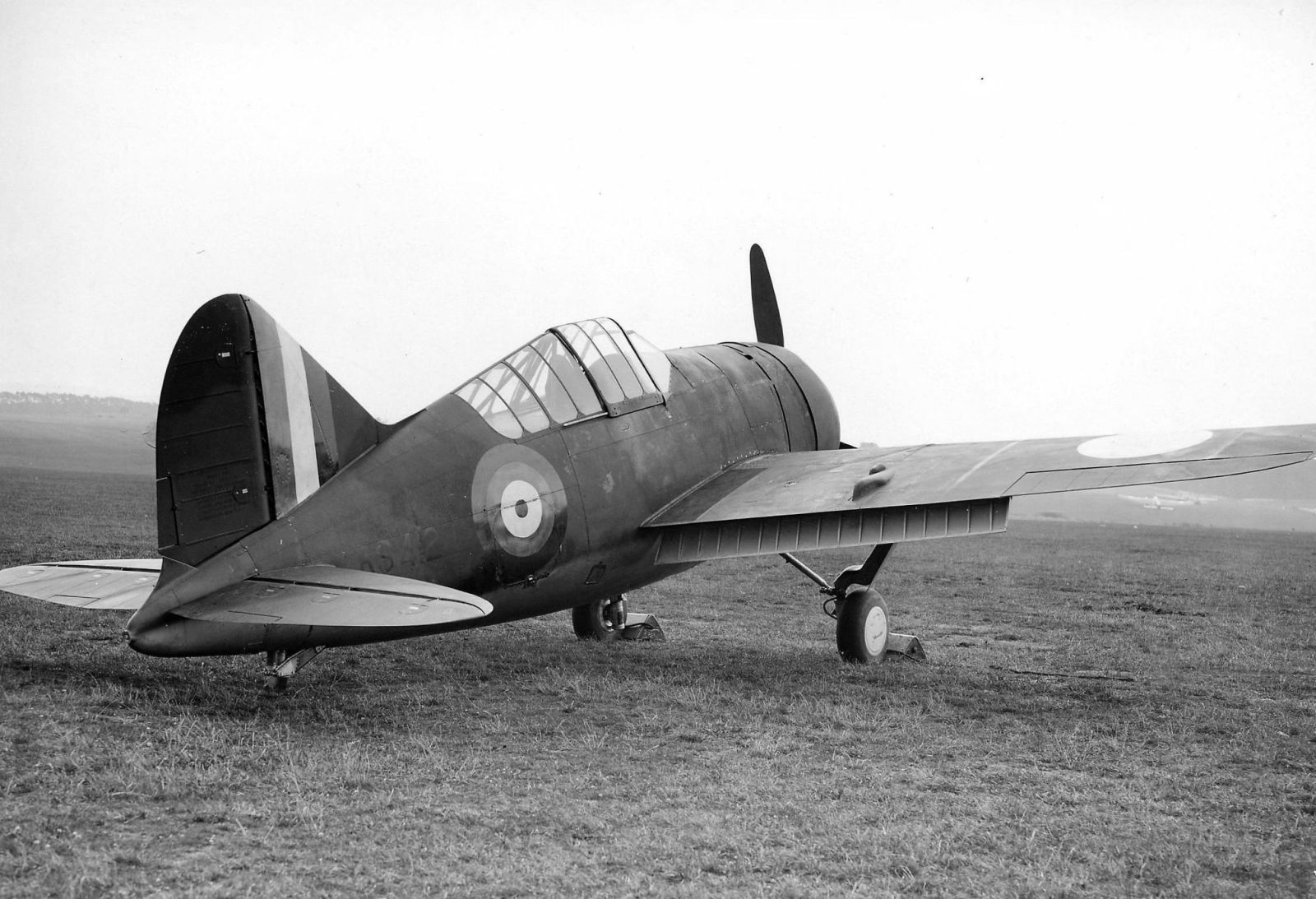 Brewster F2A Buffalo, RAF AS412, 1940 (3)