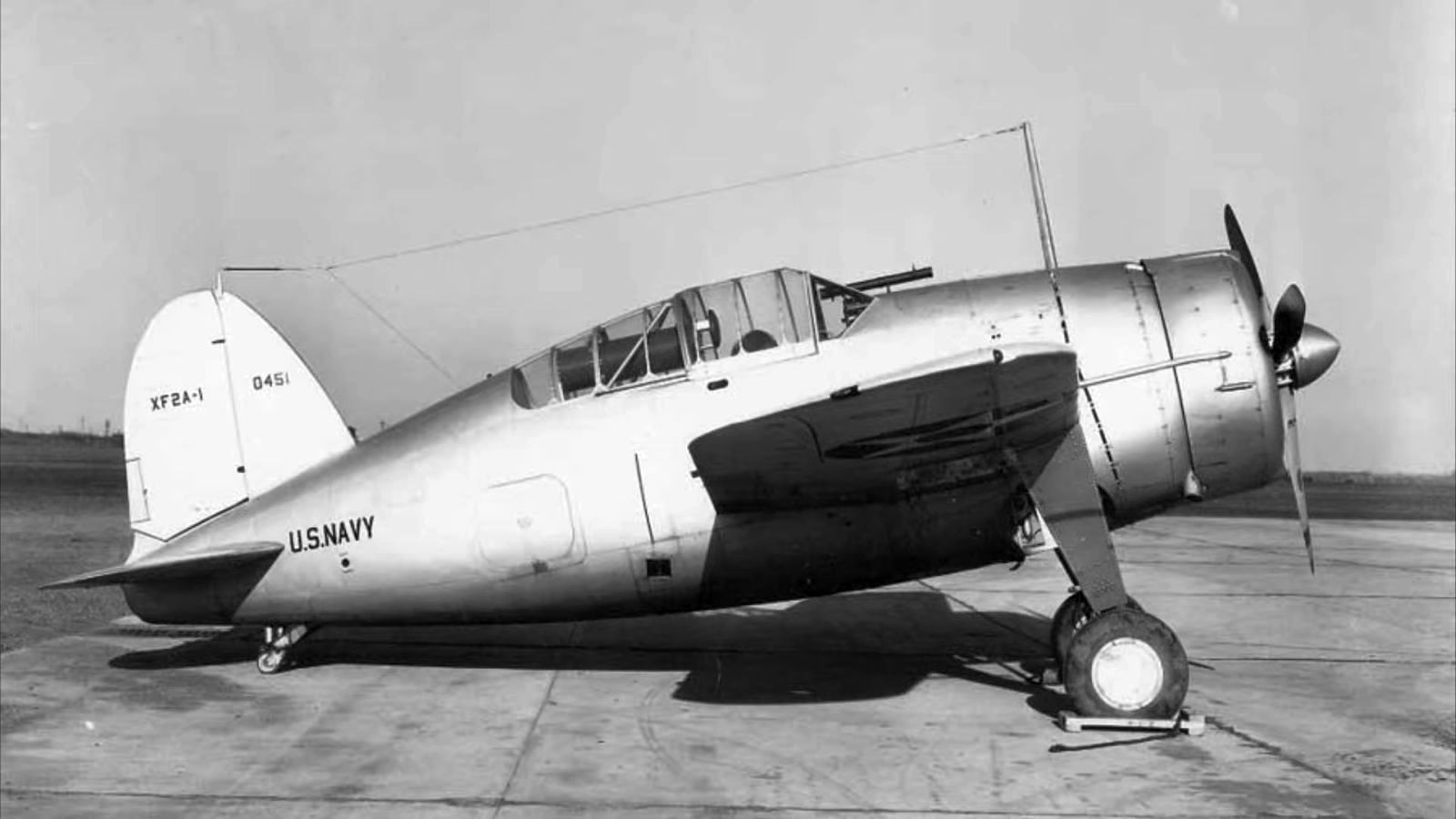 Brewster XF-2A-1 trials, 1938 (1)