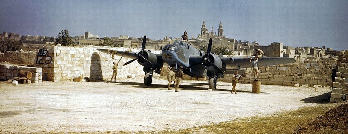 Bristol Beaufort, 39 Squadron, Malta, 1943