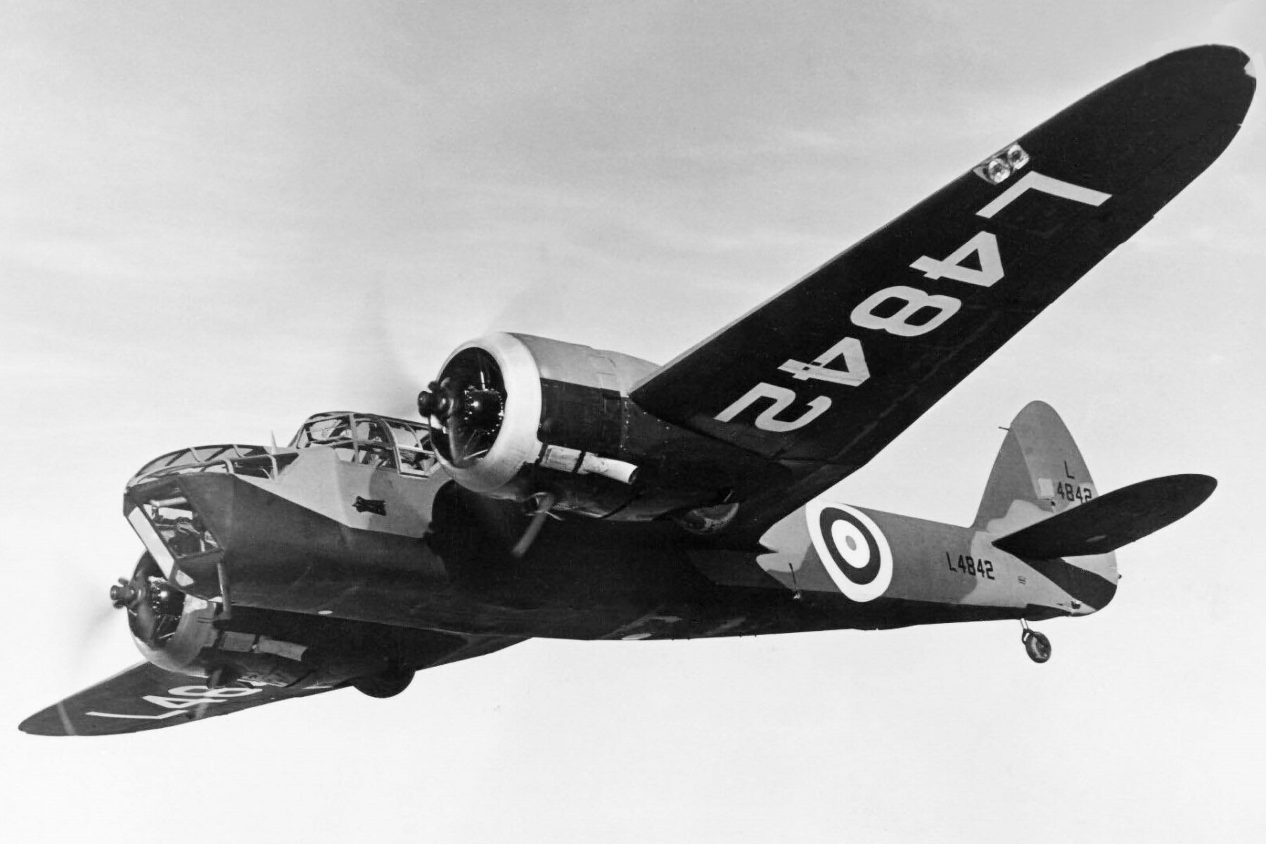 Bristol Blenheim IV, L4842 of no 59 Squadron RAF