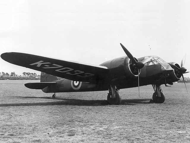 Bristol Blenhiem Mk I