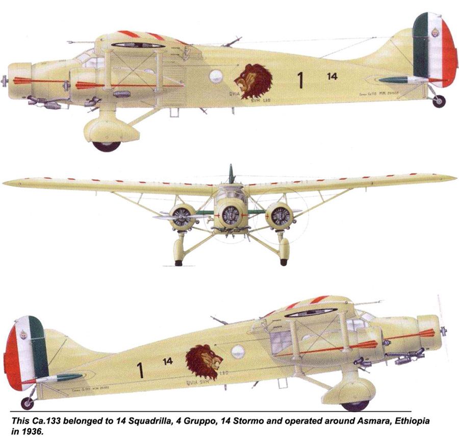 Caproni Ca.133 | Aircraft of World War II - WW2Aircraft.net Forums