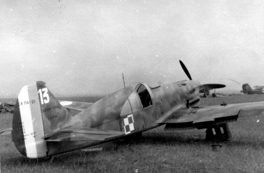 Caudron CR.714C1 Cyclone, "White 13",  GC. I/145,  Polish AF, France  1940