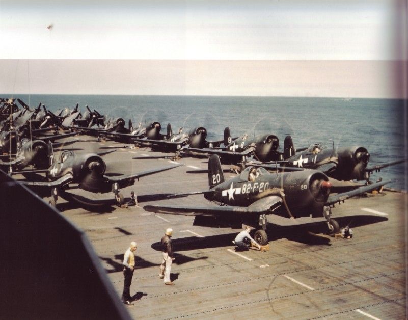 Chance Vought F4U-4 Corsairs