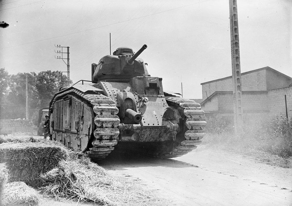 Char B1 bis , a French heavy tank, 1940