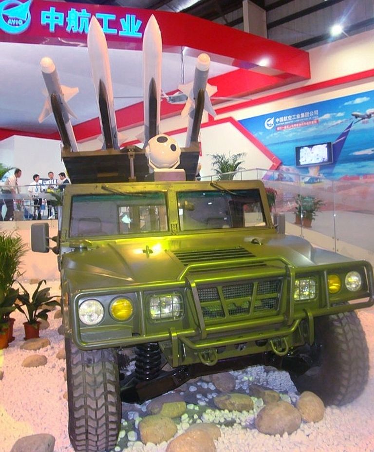 Chinese Humvee Avenger SAMs