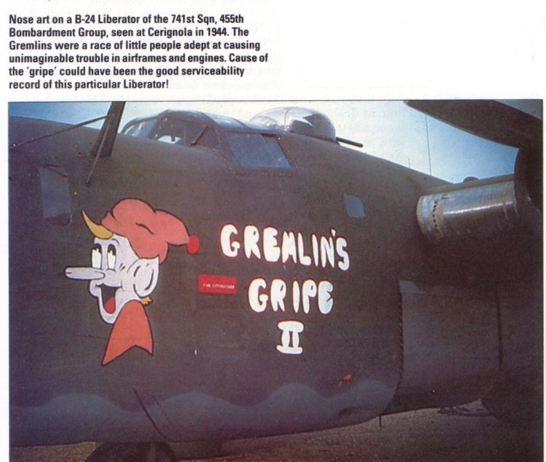 Colour nose art of B24