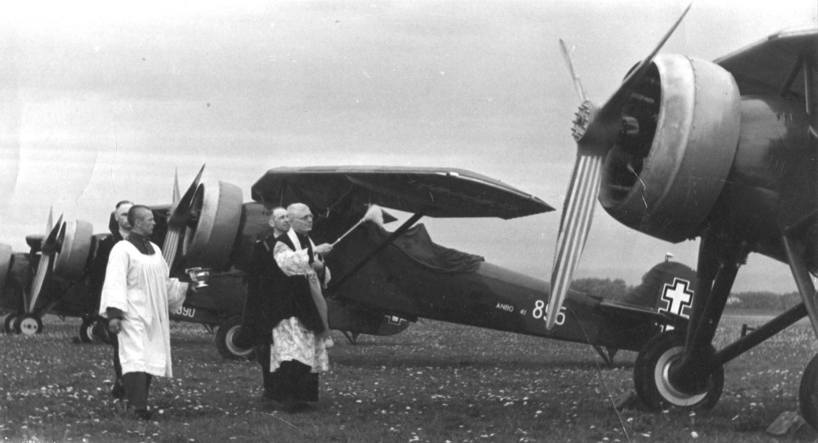 Consecration of ANBO-41 planes, Lithuanian AF.