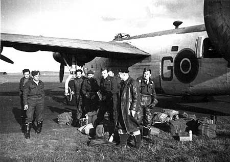 Crew of Liberator GRV of No. 311 (Czechoslovak) Squadron RAF