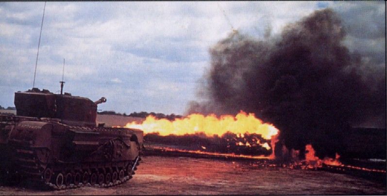 Crocodile Tank flamethrower